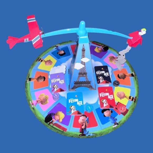 The Peanuts Movie Snoopy Flying Ace Board Card Game Wonder Forge 2015 - Picture 1 of 7